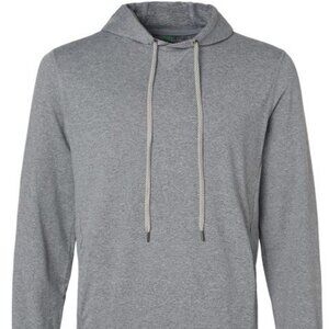 Eco Revive™ Ventura Soft Knit Hoodie - ADULT SMALL - HEATHERED GRAY
